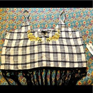 Savannah fringed tank